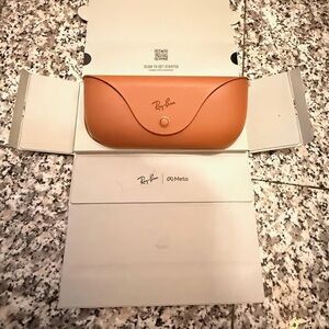 Meta Ray-Ban Glasses with Brown Case